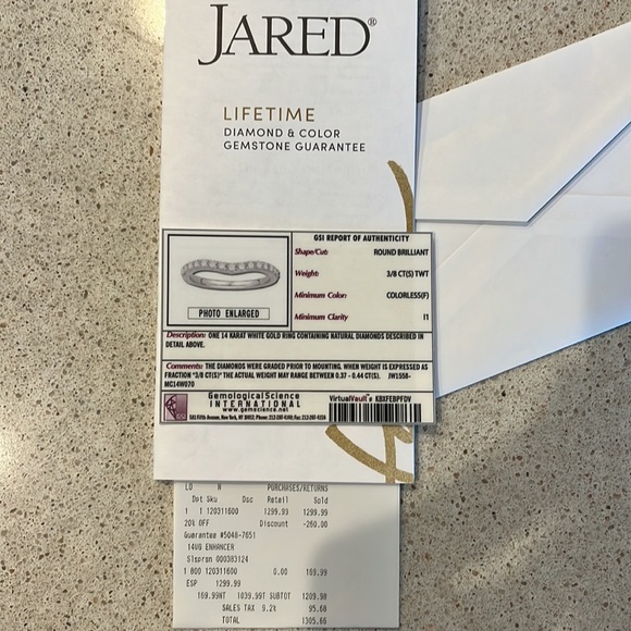 Jared engagement ring and matching band 💍 - Picture 9 of 9